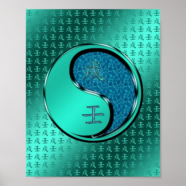 Vatten Hund Poster (Framsidan)