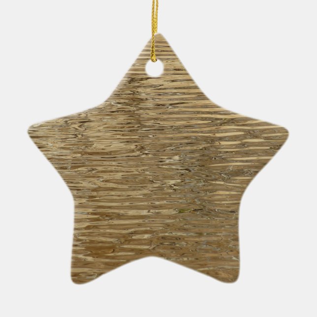 Vatten i Barker Dam i nationalparken Joshua Träd Julgransprydnad Keramik (Framsidan)