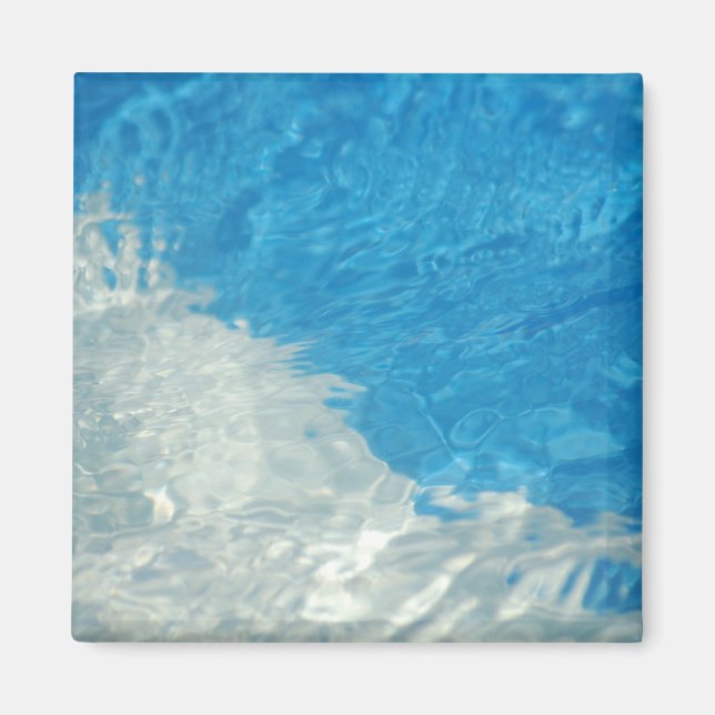 VATTEN i BASSÄNG Magnet (Framsidan)