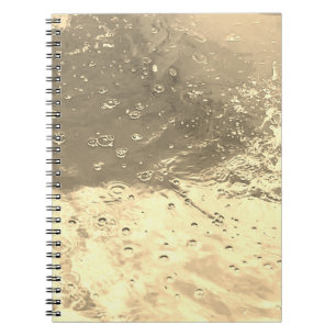 Vatten i den bärbara datorn Sepia Anteckningsbok
