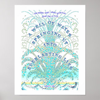 Vatten i Life Poster