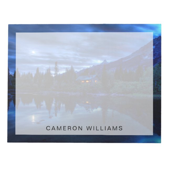 Vatten | Jenny Sjö Grand Teton nationalpark Anteckningsblock (Framsida)