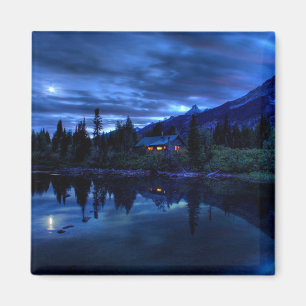Vatten Jenny Sjö Grand Teton nationalpark Magnet