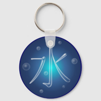 Vatten Kanji Keychain Nyckelring