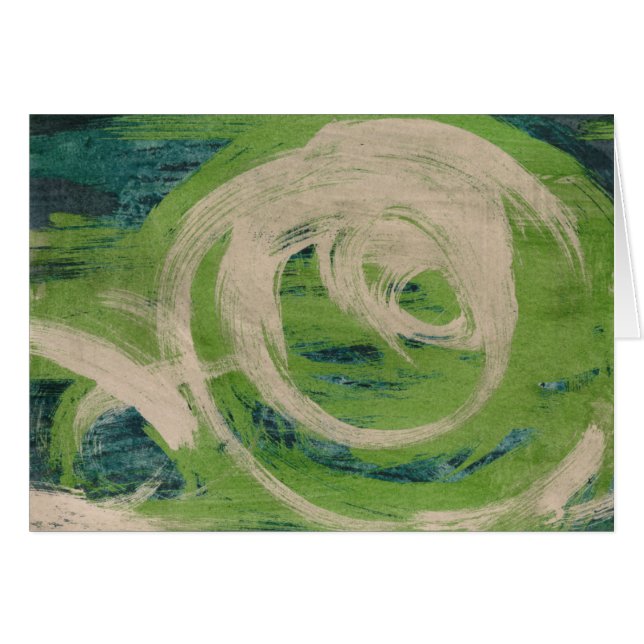 Vatten Kant Hälsningskort (Framsidan Horizontal)