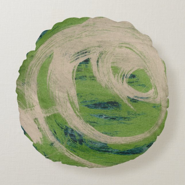 Vatten Kant Rund Kudde (Framsidan)