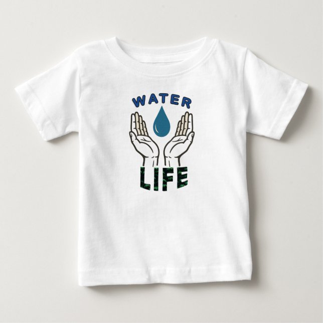 Vatten Kärlek Baby Tee (Framsida)
