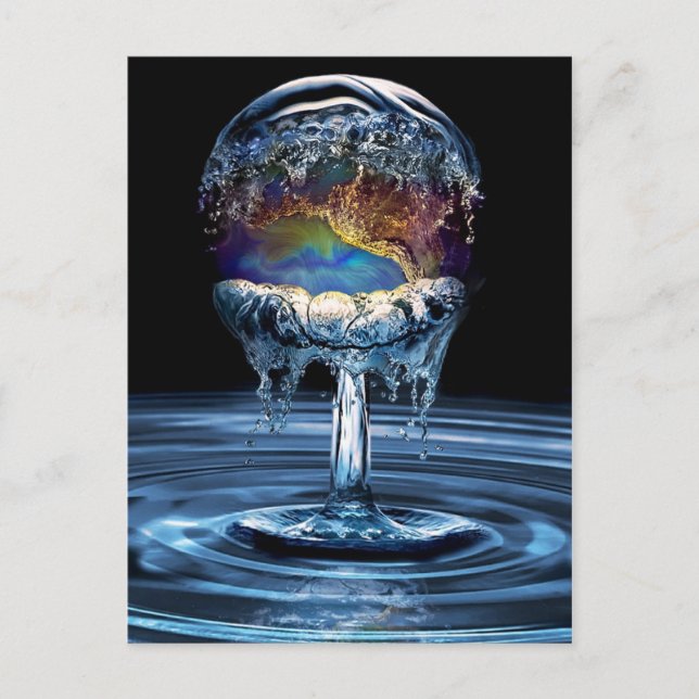 Vatten Krig Vykort (Framsida)