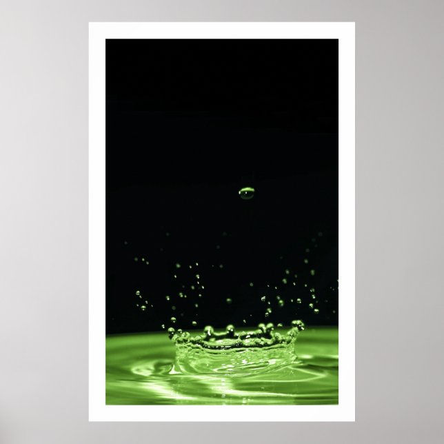 Vatten Krona Poster (Framsidan)