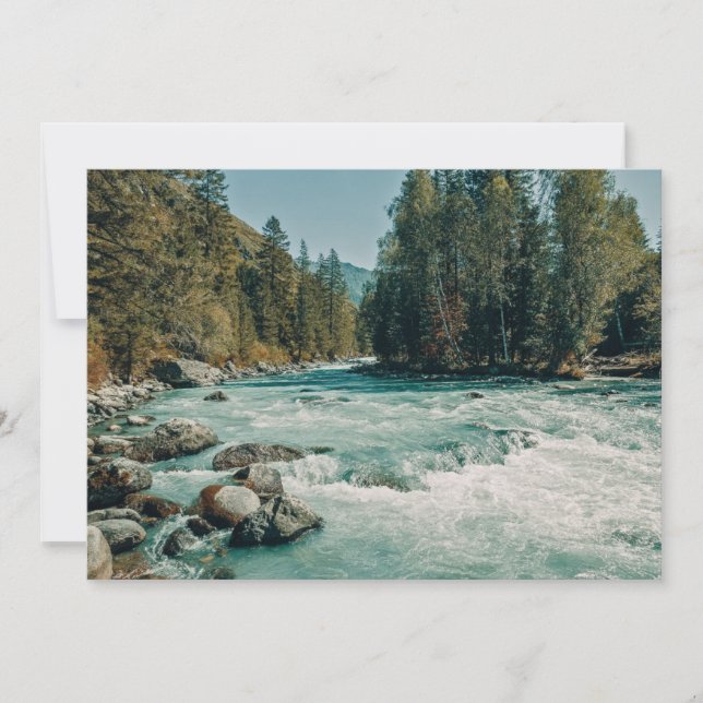 Vatten | Kucherla River, Altai Mountain Tack Kort (Framsida)