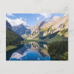 Vatten Lake Alpsee Schweiz Vykort