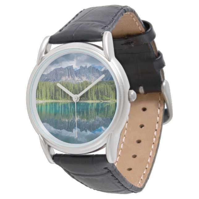 Vatten | Latemar Mountain Range Armbandsur (Vinklad)