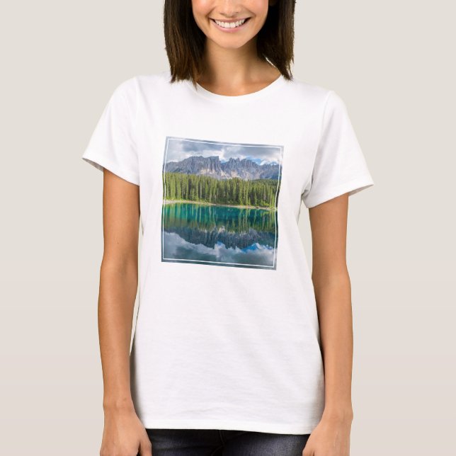 Vatten | Latemar Mountain Range T Shirt (Framsida)