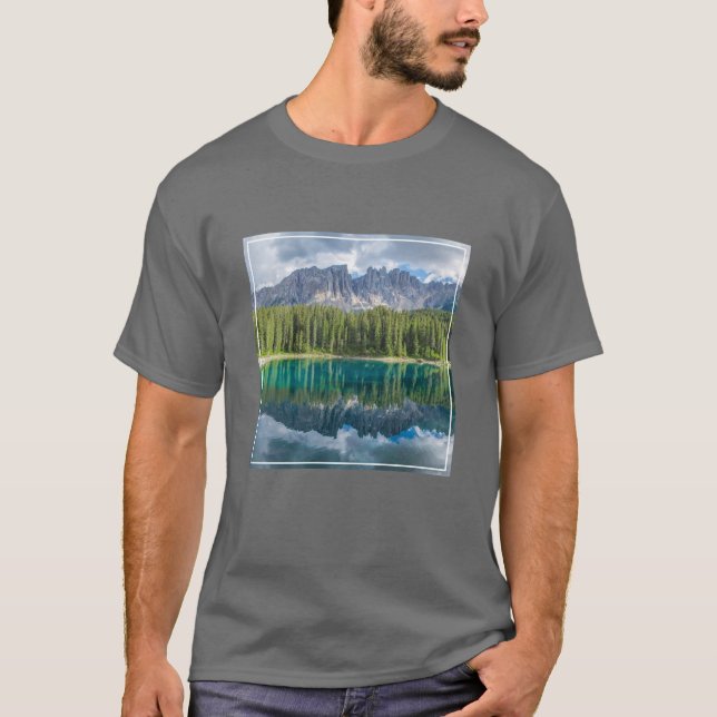 Vatten | Latemar Mountain Range T Shirt (Framsida)