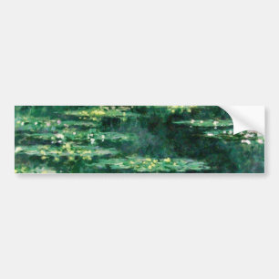 VATTEN LIES IN GRÖNT POND by Claude Monet Bildekal