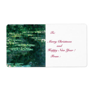 VATTEN LIES IN GRÖNT POND by Claude Monet Fraktsedel