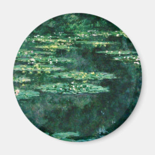 VATTEN LIES IN GRÖNT POND by Claude Monet Magnet