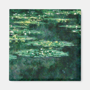 VATTEN LIES IN GRÖNT POND by Claude Monet Magnet