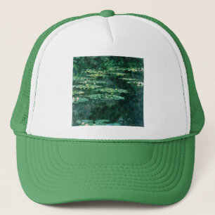 VATTEN LIES IN GRÖNT POND by Claude Monet Truckerkeps