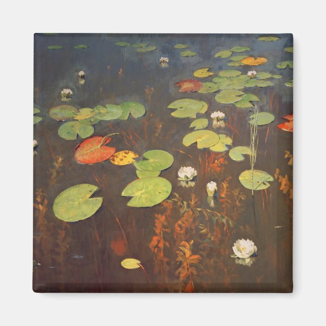 Vatten Lilies 1895 Magnet (Framsidan)