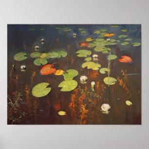 Vatten Lilies 1895 Poster