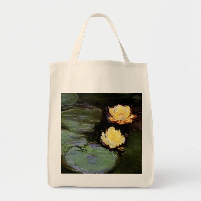 Vatten-Lilies: 1897-98 av Monet Tygkasse (Framsidan)