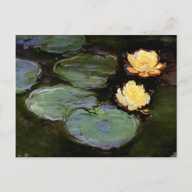 Vatten-Lilies: 1897-98 från Monet Vykort (Framsida)