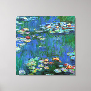 Vatten Lilies, 1916 Canvastryck
