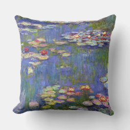 Vatten Lilies 1916 Claude Monet Fine Art Utomhuskudde