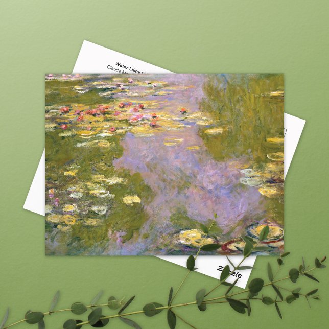 Vatten Lilies (1919) Claude Monet Vykort (Skapare uppladdad)