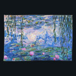 Vatten Lilies, 1919, målning av Claude Monet Kökshandduk<br><div class="desc">Vatten Lilies,  berömd-målning av den intsionistiska konstnären Oscar-Claude Monet</div>