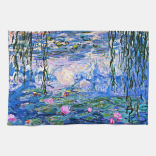 Vatten Lilies, 1919, målning av Claude Monet Kökshandduk
