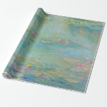 Vatten Lilies 3 från Claude Monet Wrapping Papper Presentpapper<br><div class="desc">Claude Monet - Konstens mästare - Impressionism</div>