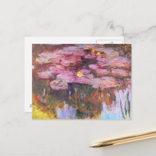 Vatten Lilies 3 Vykort