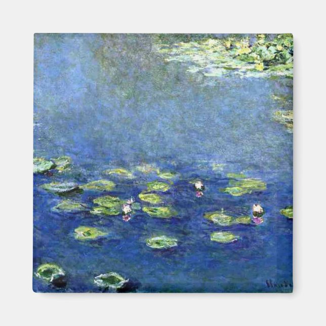 Vatten Lilies 9 Magnet (Framsidan)
