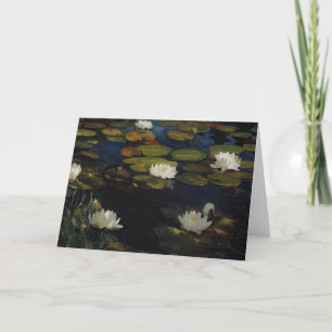Vatten Lilies Albert Edelfilt Kort