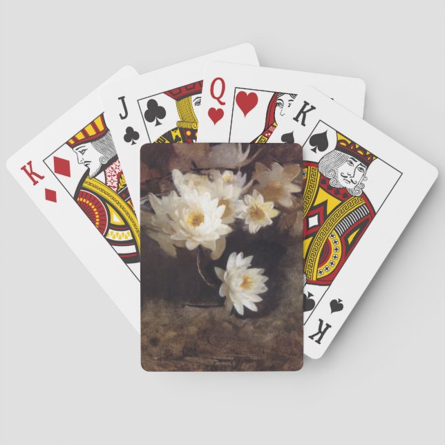 Vatten Lilies (av Abbott Henderson Thayer) Casinokort (Baksidan)