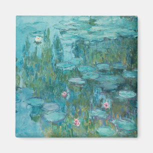 Vatten Lilies (av Claude Monet, 1915) Magnet