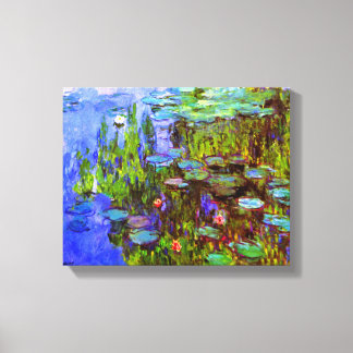 Vatten Lilies av Claude Monet Canvastryck