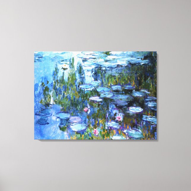 Vatten Lilies av Claude Monet Canvastryck (Framsida)