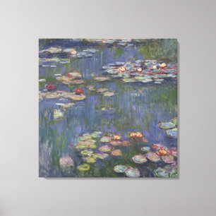 Vatten Lilies av Claude Monet Canvastryck