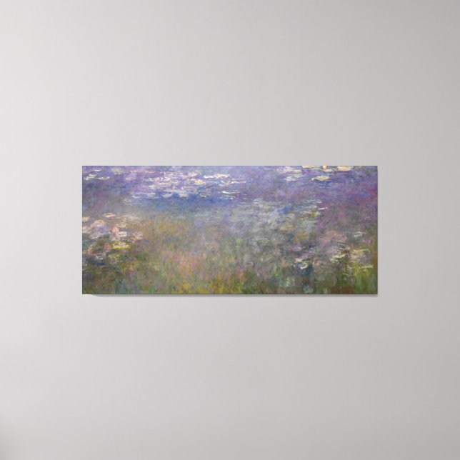 Vatten Lilies av Claude Monet Canvastryck (Framsida)