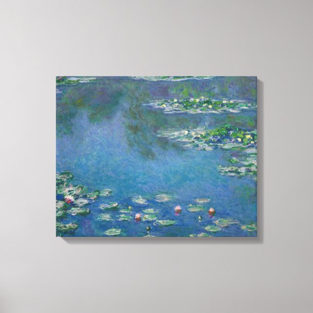 Vatten Lilies av Claude Monet Canvastryck (Framsida)