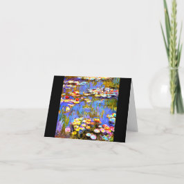 Vatten Lilies av Claude Monet, Fine Art, Kort