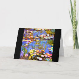 Vatten Lilies av Claude Monet, Fine Art, Kort