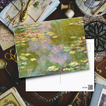 Vatten Lilies av Claude Monet Fine Art Vykort<br><div class="desc">Vatten Lilies (eller Nymphéas) är en serie på cirka 250 oljemålningar av Fransk Impressionist Claude Monet (1840-1926). I målningarna skildras hans blomsterträdgård i sitt hem i Giverny, och var huvudfokus för hans konstnärliga produktion under de sista trettio åren av hans liv. Många av verken var målade medan Monet led av...</div>