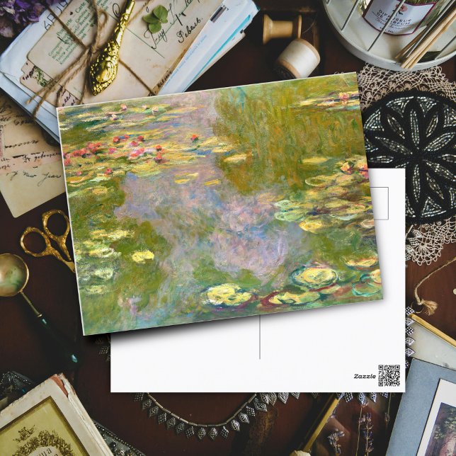 Vatten Lilies av Claude Monet Fine Art Vykort (Skapare uppladdad)