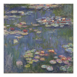 Vatten Lilies av Claude Monet Fototryck