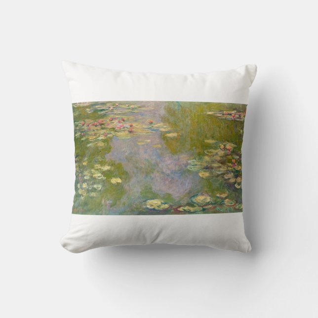 Vatten Lilies av Claude Monet Kudde (Framsida)