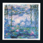 Vatten Lilies av Claude Monet Pappersservett<br><div class="desc">Vatten Lilies av Claude Monet. Besök min affär om du vill ha mer intressant design och fler valmöjligheter i färg. => zazzle.com/iwheels*</div>